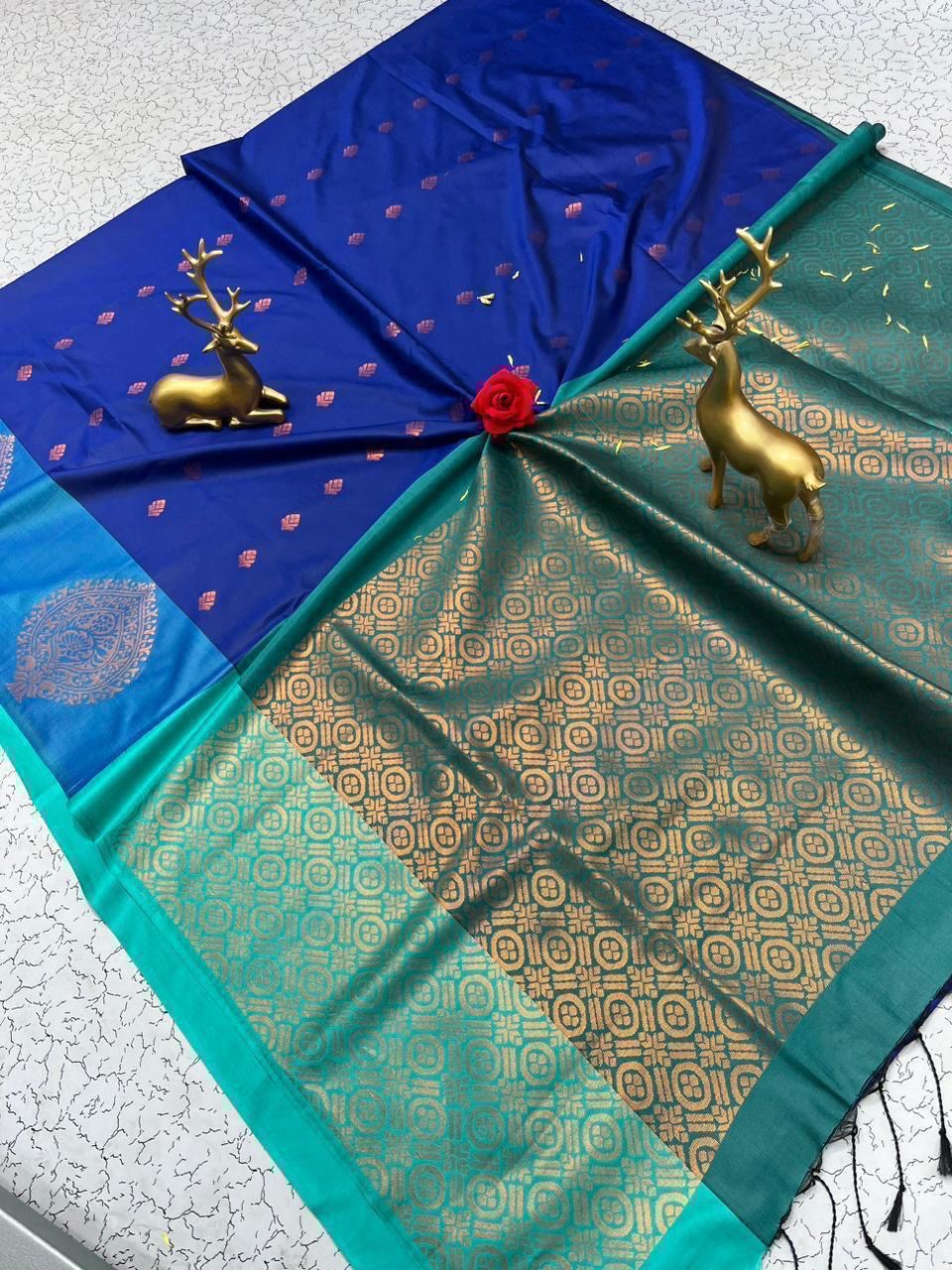 Semi silk [Bhutta saree]