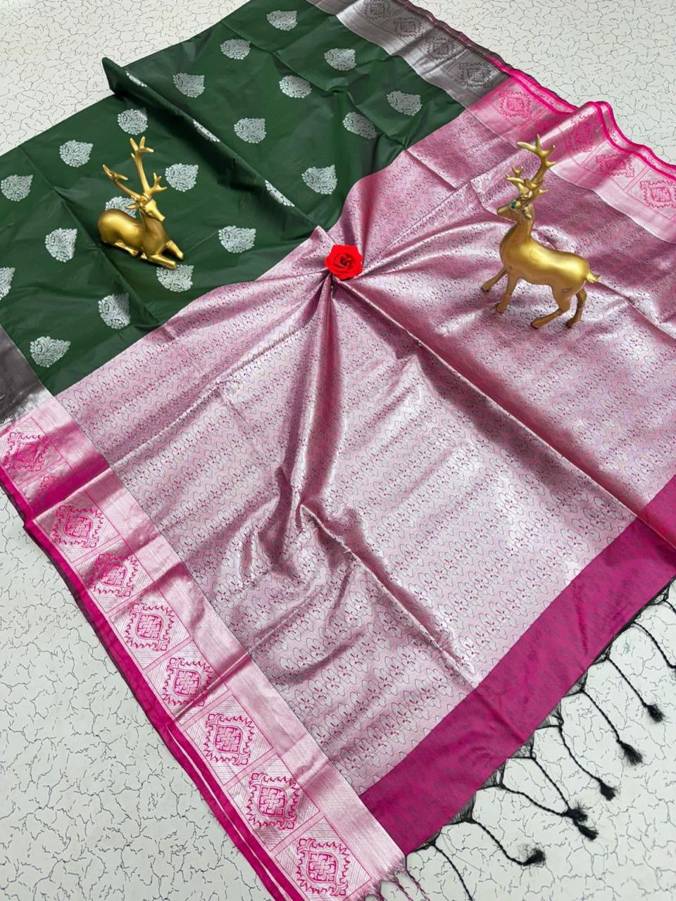 Semi silk [Bhutta saree]