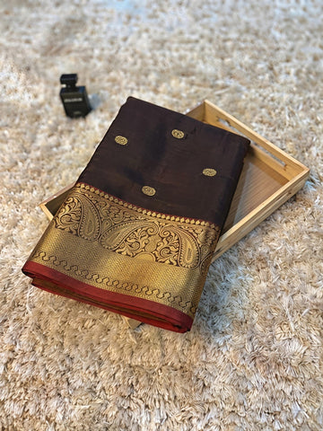 Coffee brown ( soft silk )