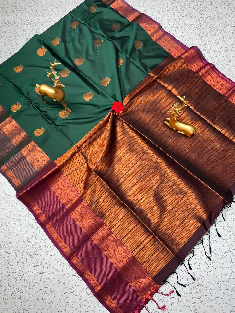 Semi silk [Bhutta saree]