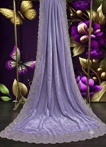Space Silk Premium (Fancy Stone Work)