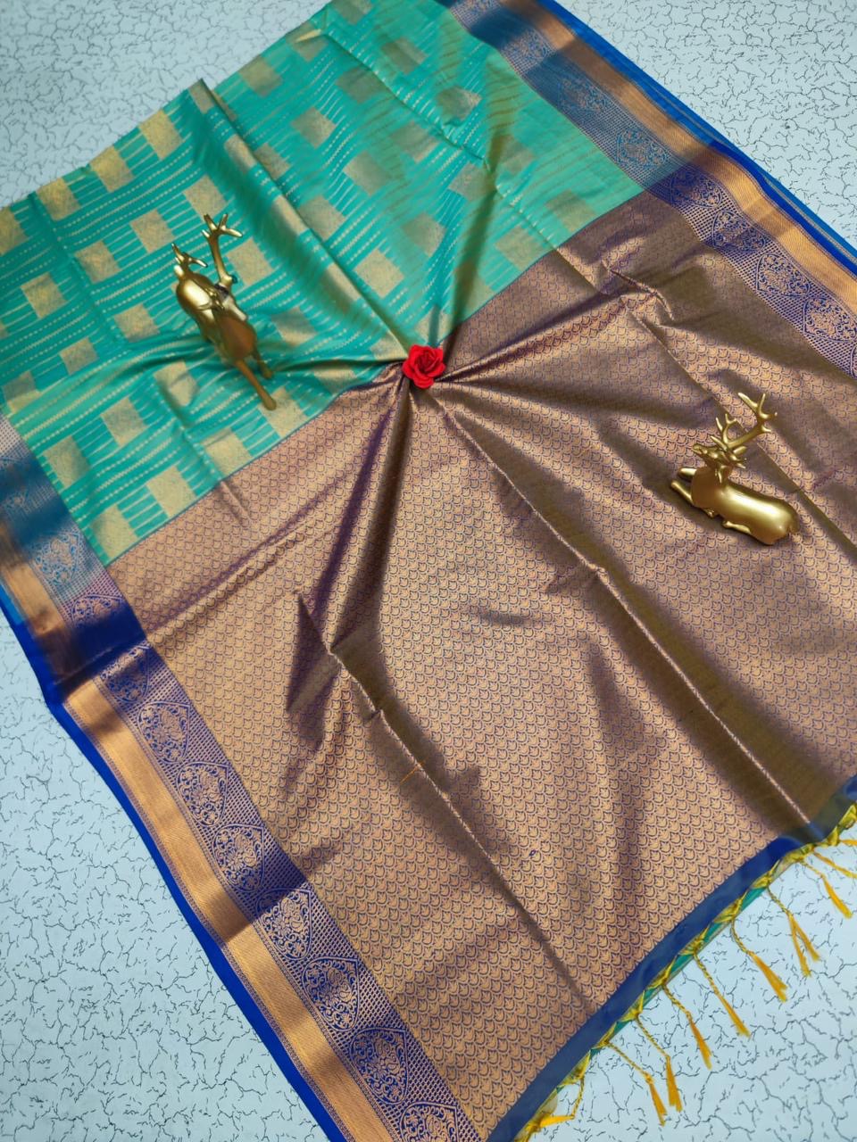 Semi silk [Bhutta saree]