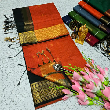 Maheshwari with Border (Silk Cotton)