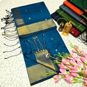 Maheshwari with Border (Silk Cotton)