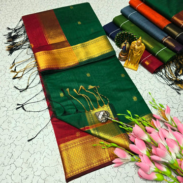 Maheshwari with Border (Silk Cotton)