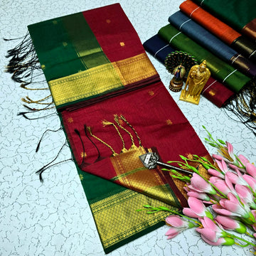 Maheshwari with Border (Silk Cotton)