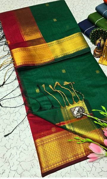 Maheshwari with Border (Silk Cotton)