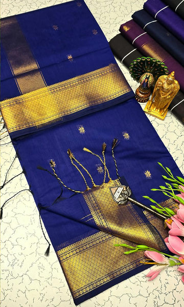 Maheshwari with Border (Silk Cotton)