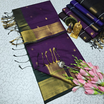 Maheshwari with Border (Silk Cotton)