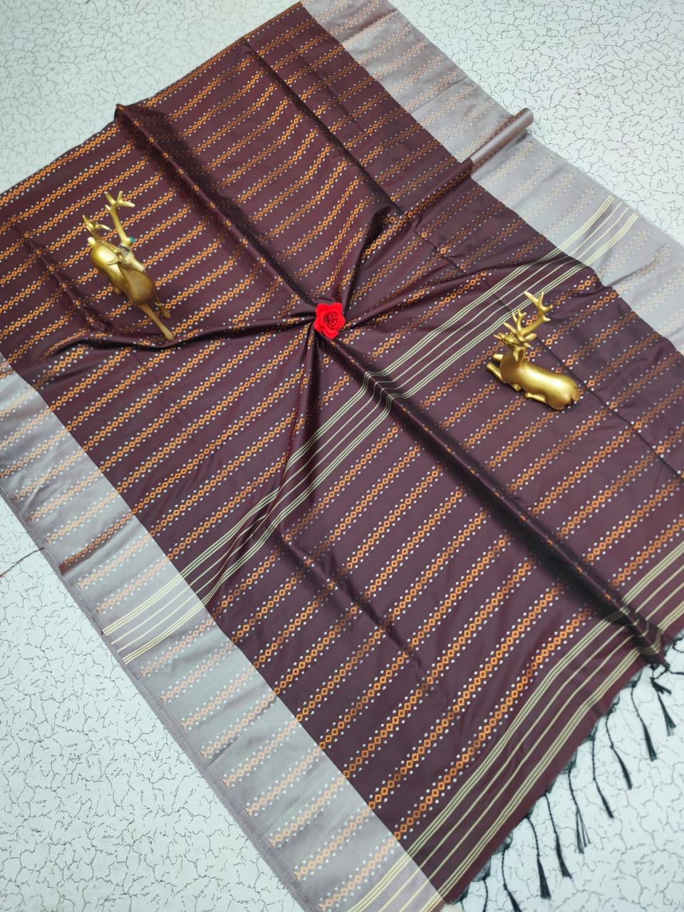 Semi silk [Bhutta saree]