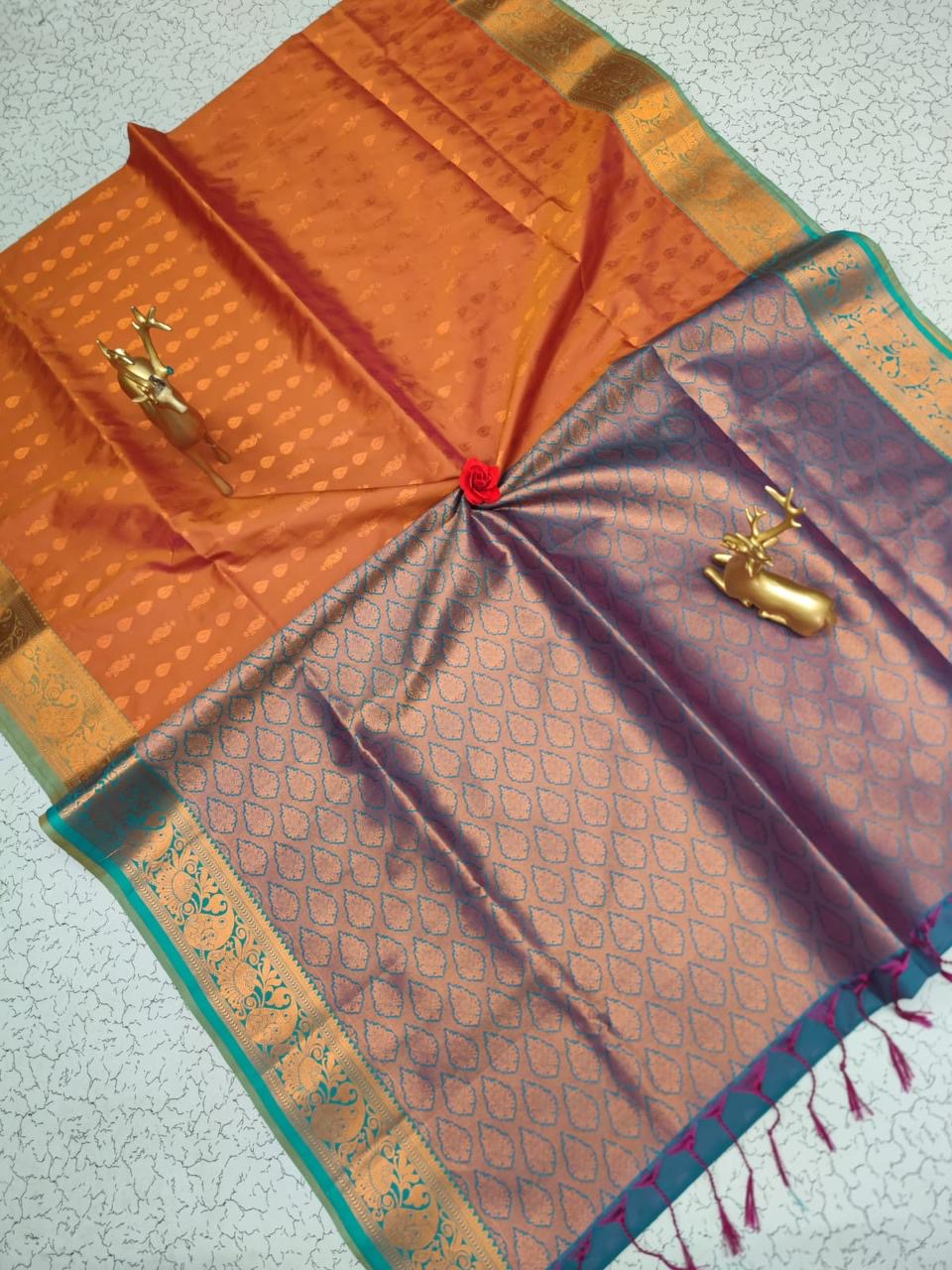Semi silk [Bhutta saree]