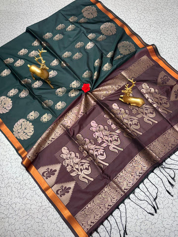 Semi silk [Bhutta saree]