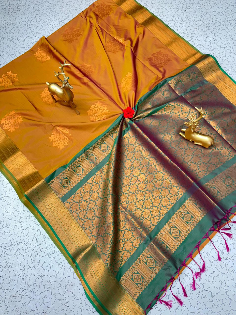 Semi silk [Bhutta saree]