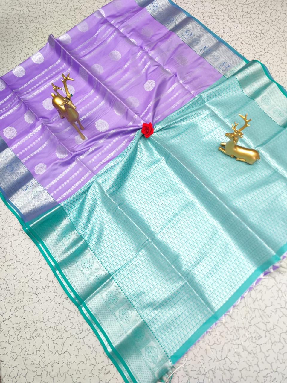 Semi silk [Bhutta saree]