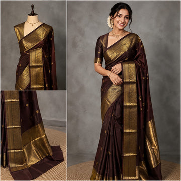 Coffee brown ( soft silk )