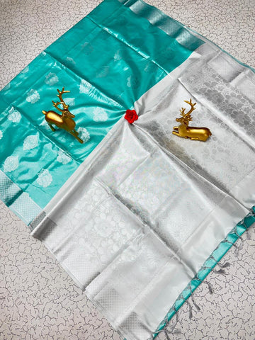 Semi silk [Bhutta saree]
