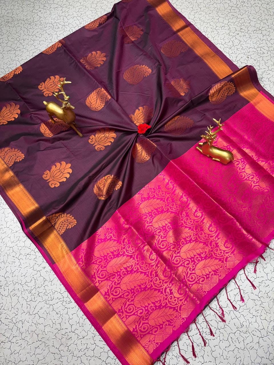 Semi silk [Bhutta saree]
