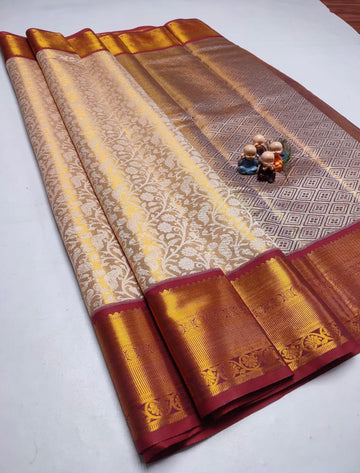 Grand bridal silk [tissue]
