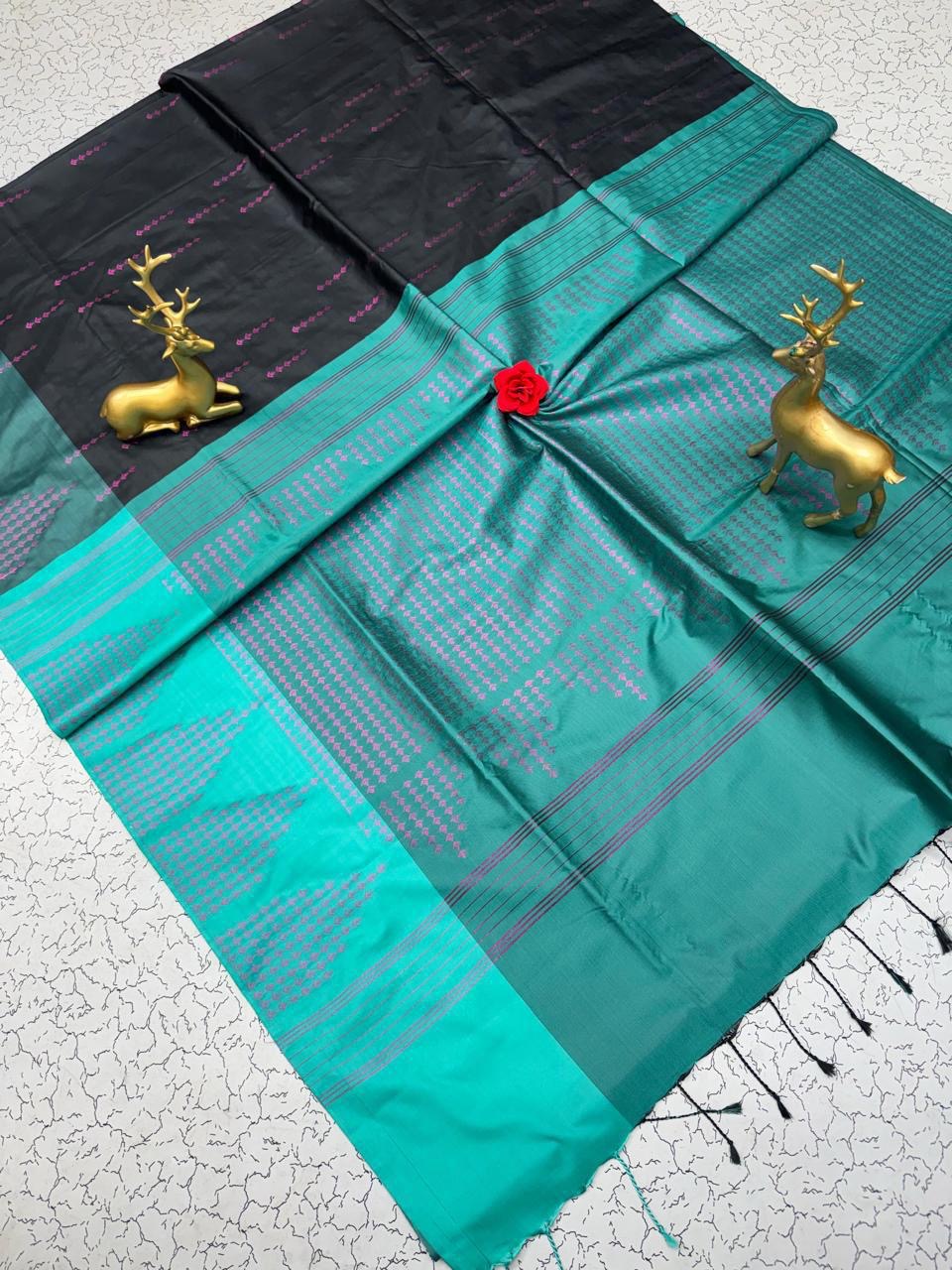 Semi silk [Bhutta saree]