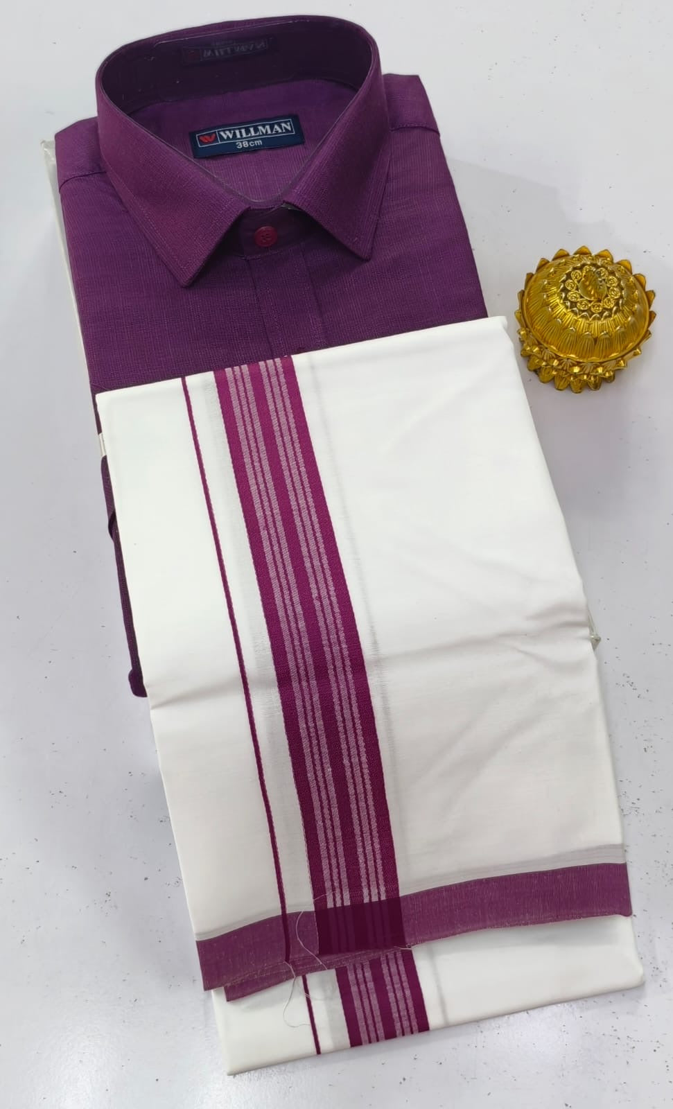 Dhoti and shirt set 7