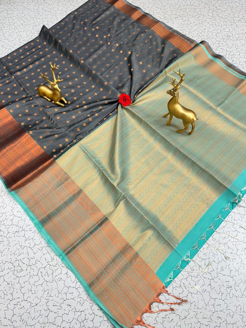 Semi silk [Bhutta saree]