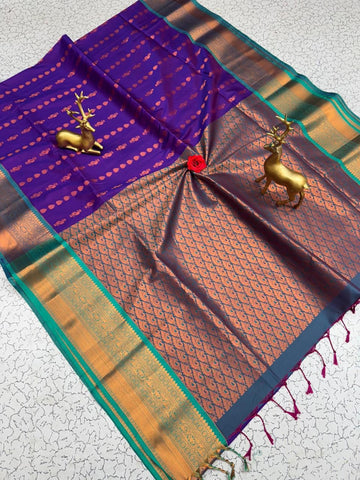 Semi silk [Bhutta saree]