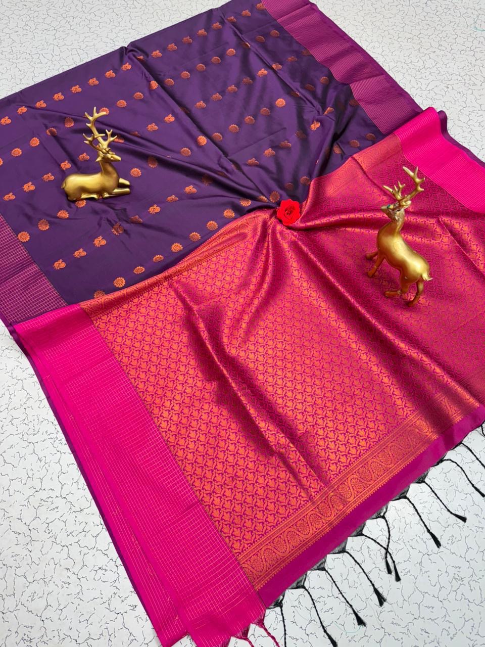 Semi silk [Bhutta saree]