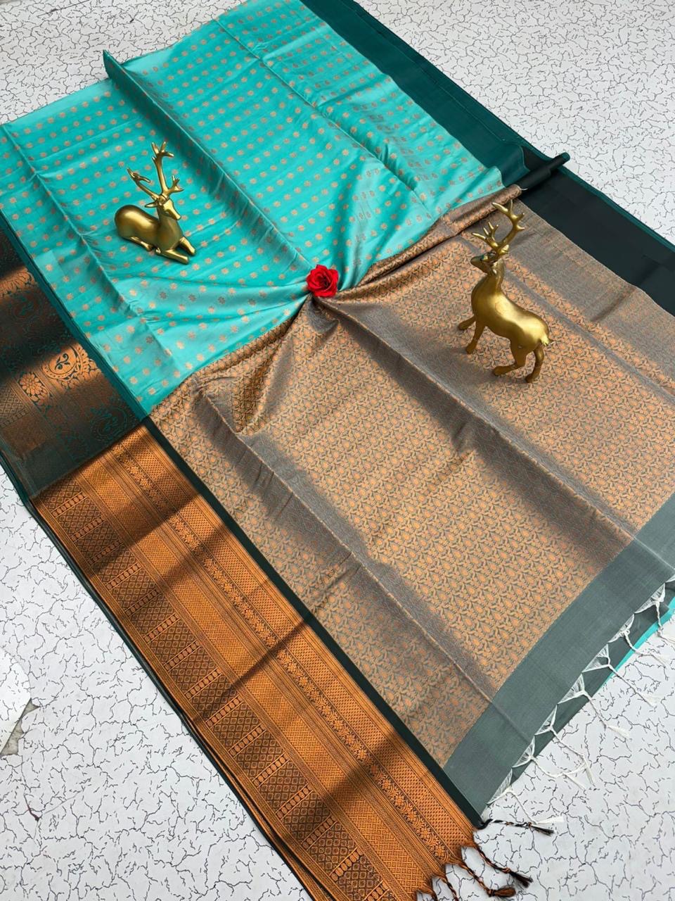 Semi silk [Bhutta saree]