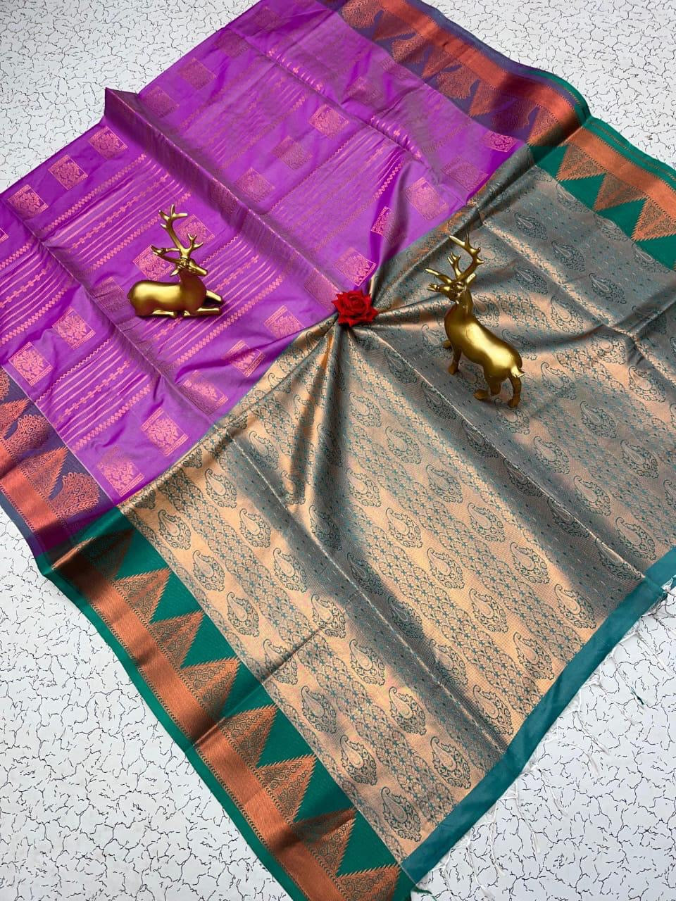 Semi silk [Bhutta saree]