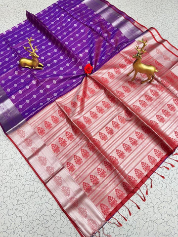 Semi silk [Bhutta saree]