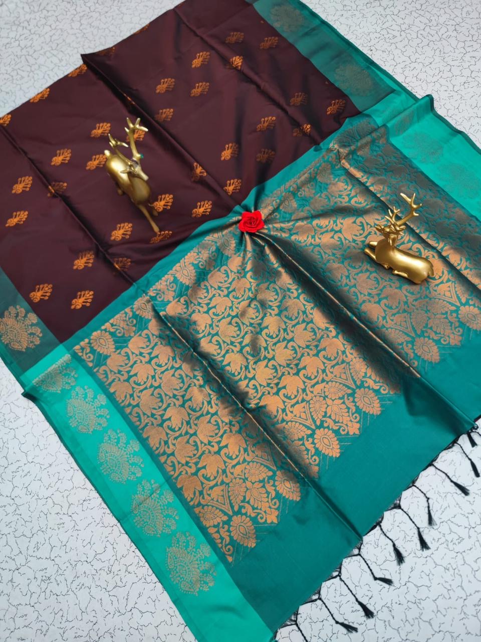 Semi silk [Bhutta saree]