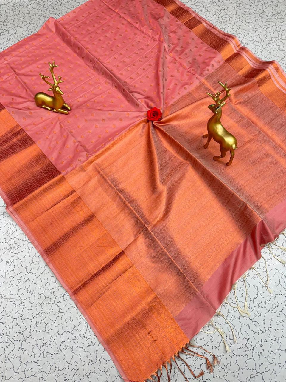 Semi silk [Bhutta saree]