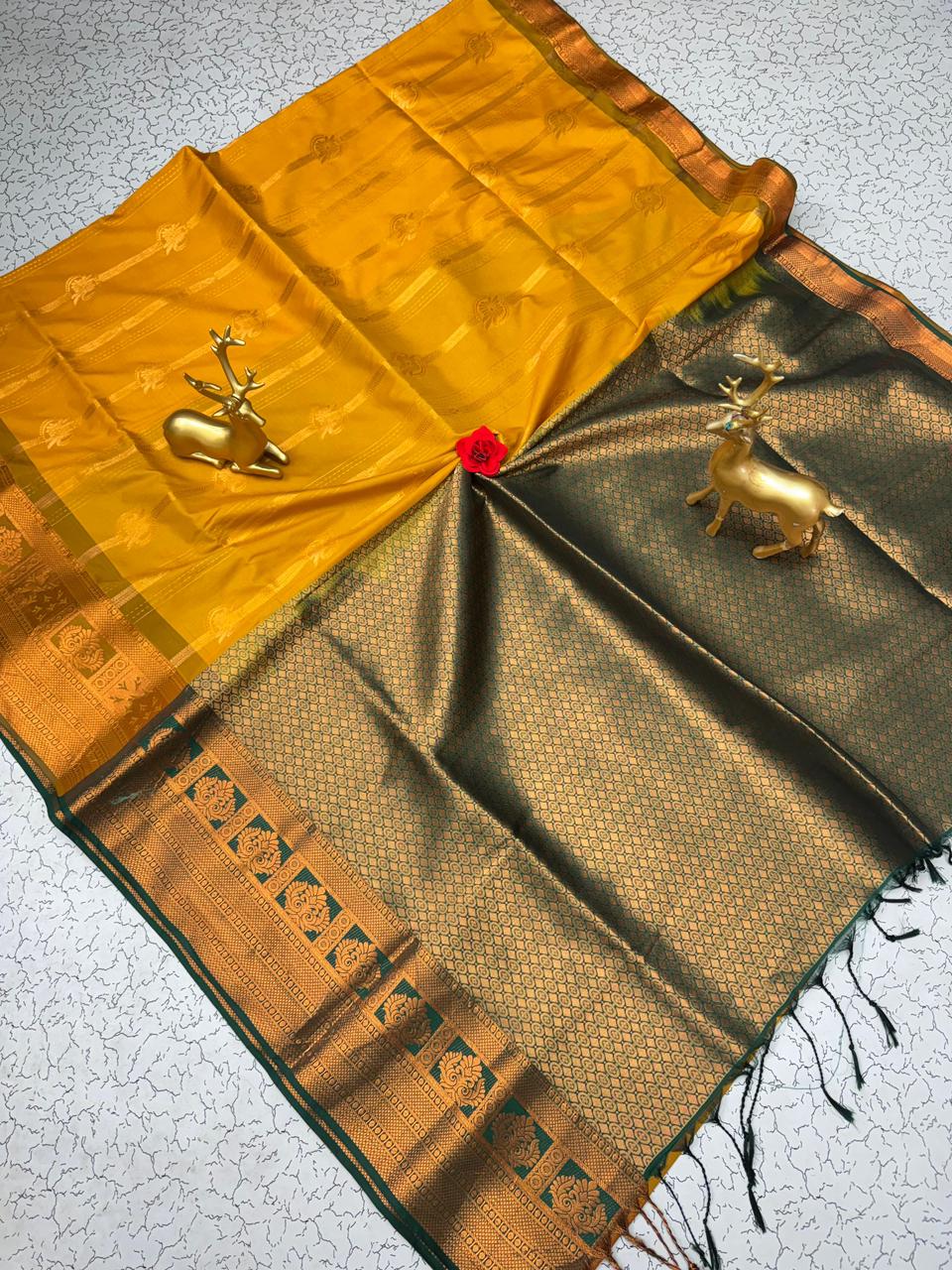 Semi silk [Bhutta saree]