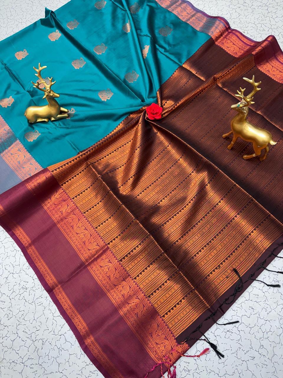 Semi silk [Bhutta saree]