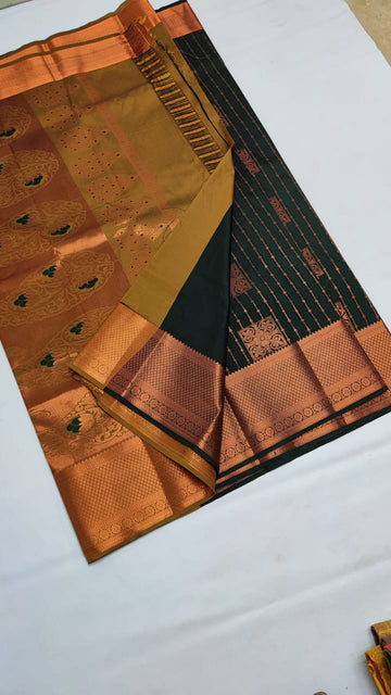 Dharmavaram Meena Work soft silk Sarees😍