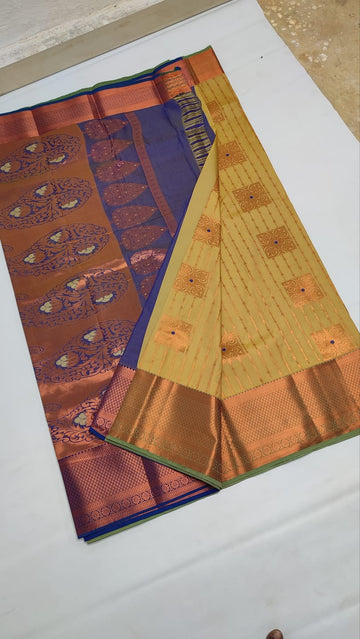 Dharmavaram Meena Work soft silk Sarees😍