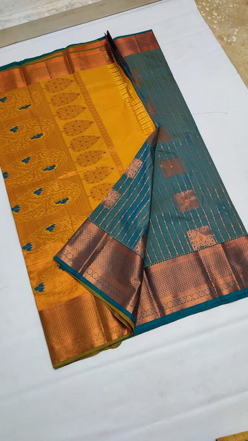 Dharmavaram Meena Work soft silk Sarees😍