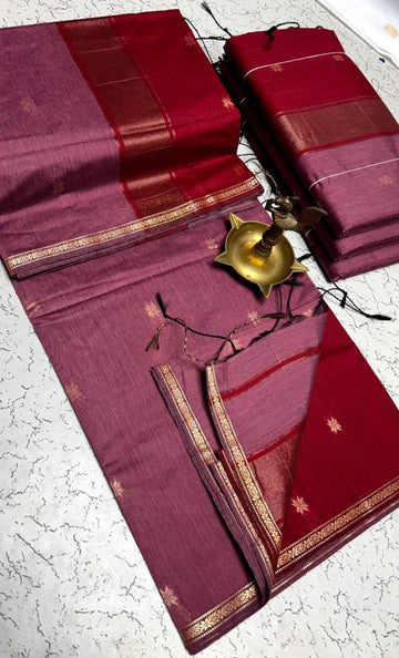 Maheshwari Cotton Saree
