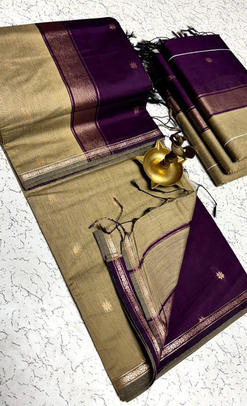 Maheshwari Cotton Saree