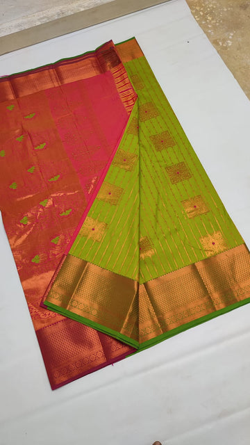 Dharmavaram Meena Work soft silk Sarees😍