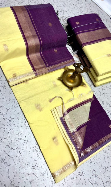 Maheshwari Cotton Saree