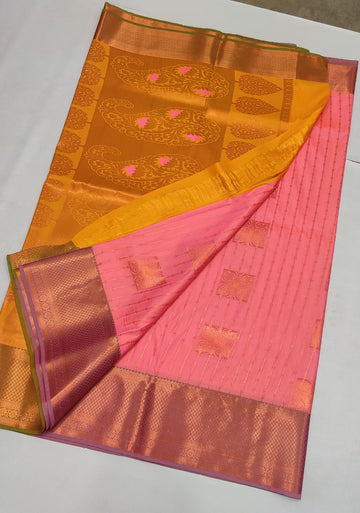 Dharmavaram Meena Work soft silk Sarees😍