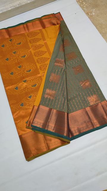 Dharmavaram Meena Work soft silk Sarees😍