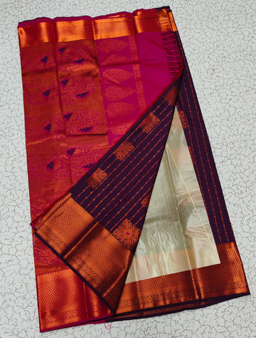 Dharmavaram Meena Work soft silk Sarees😍