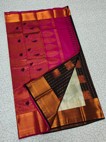 Dharmavaram Meena Work soft silk Sarees😍