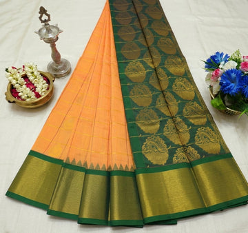 Korvai Checked Sarees (Silk Cotton)
