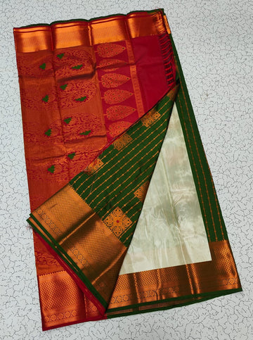 Dharmavaram Meena Work soft silk Sarees😍