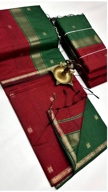 Maheshwari Cotton Saree