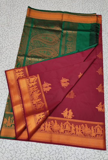 Pallakku Design Soft Silk